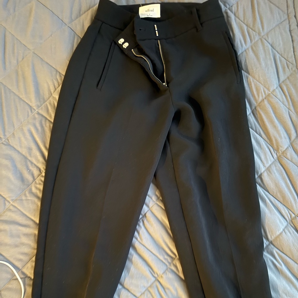Wilfred Dark Blue women’s Dress Pants - Tailored Tapered Silhouette